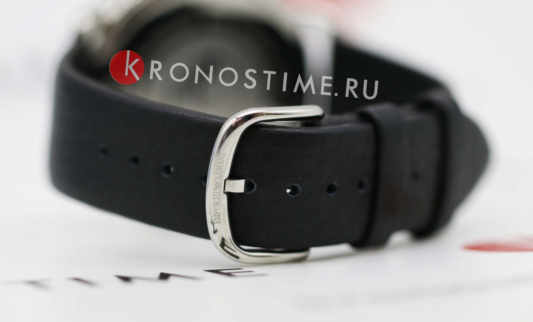 Emporio Armani AR11105 мужские часы застежка крупным планом